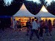 zu spter stunde wurde unser zelt vom chill-out zum party-zelt. tanzen nicht ausgeschlossen!